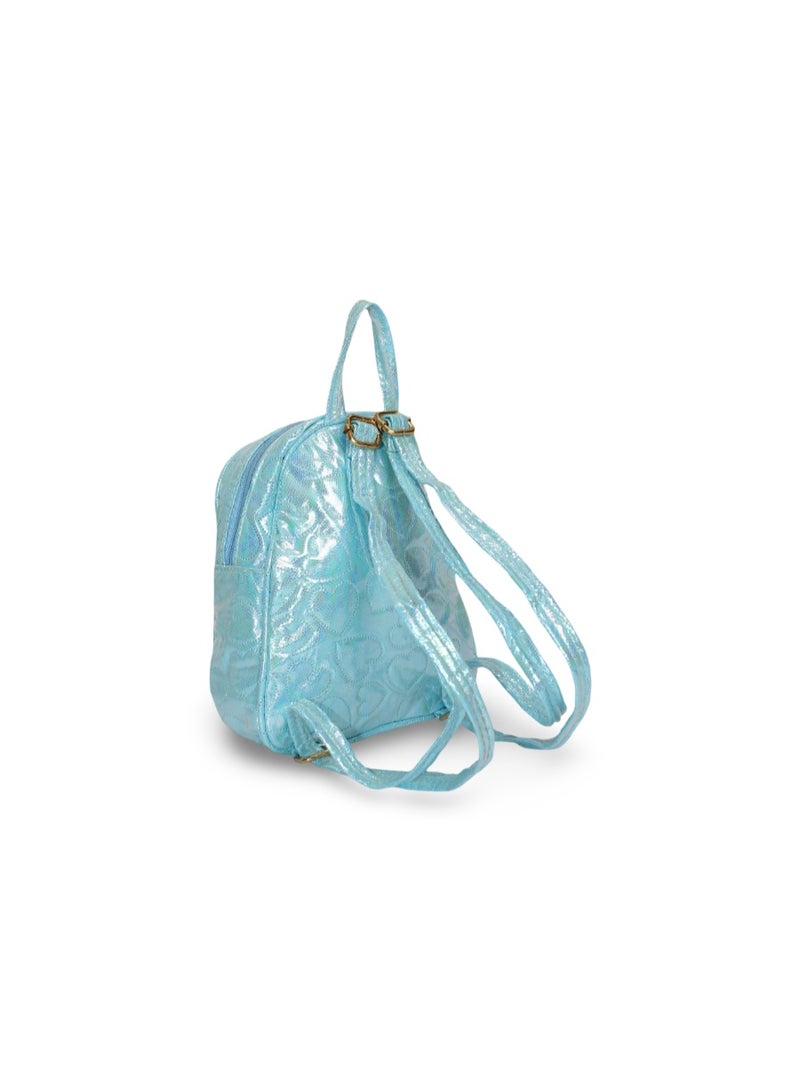 فانسي حقيبة ظهر للبنات - أزرق فاتح - Image 2